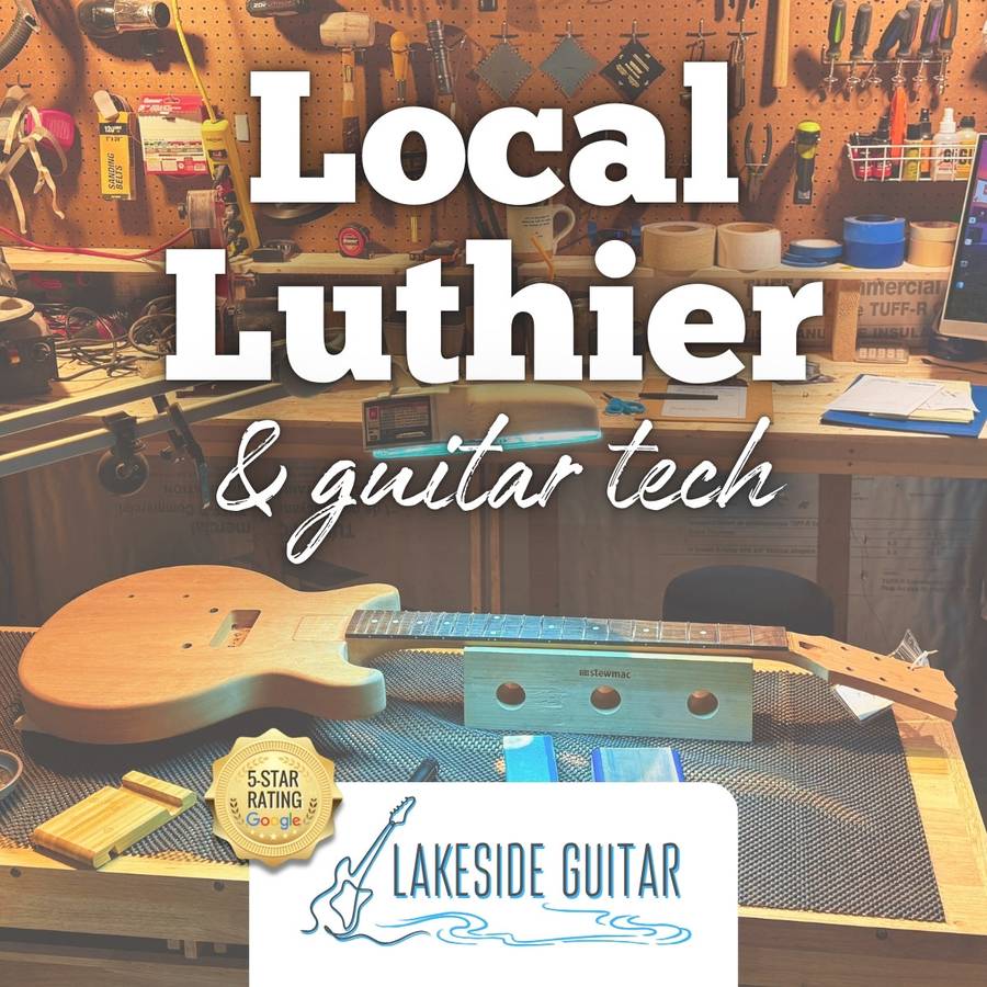 Lakeside Guitar • Setups, Repairs & Custom Work Musical Instrument Repair Shop in Colchester, VT photo