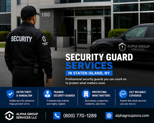 Alpha Group Services LLC | New York Security Services Security Guard Service in Staten Island, NY photo