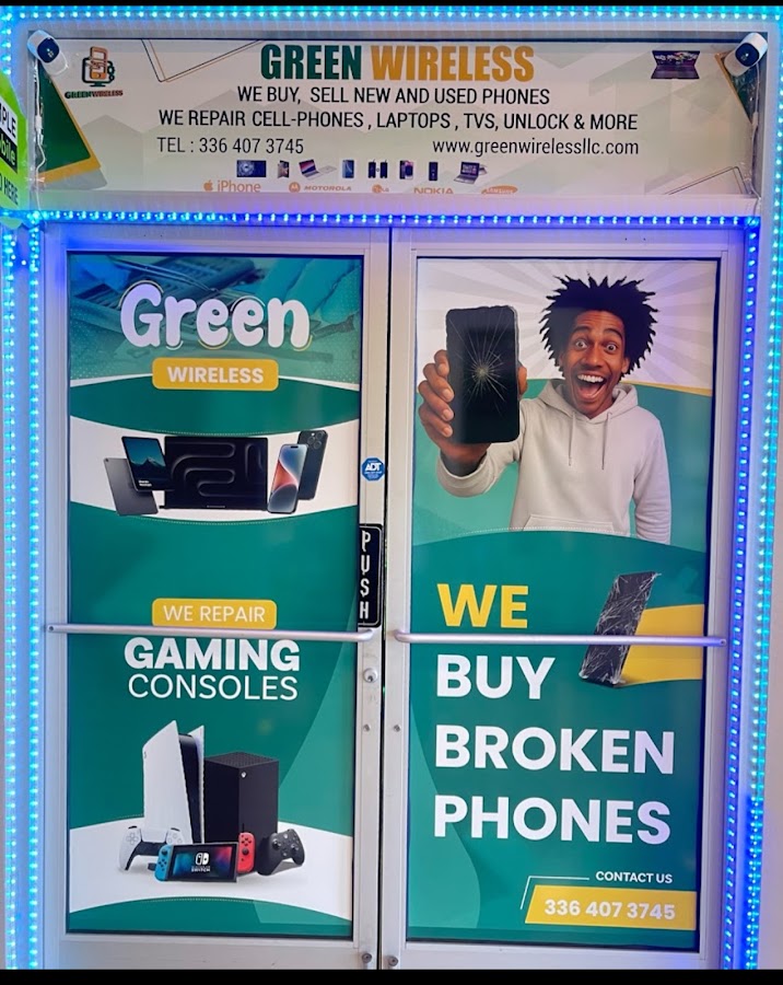 Green wireless Mobile Phone Repair in Winston-Salem, NC photo