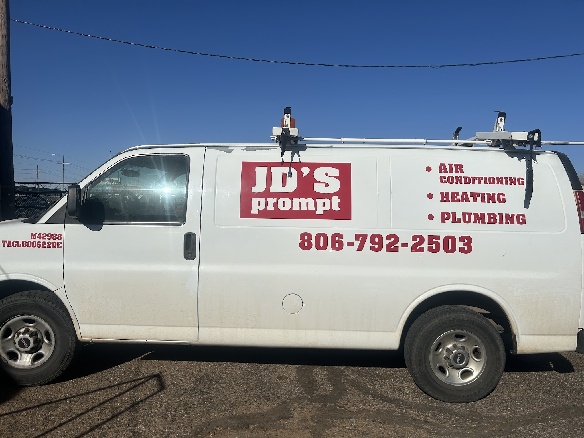 JD's Prompt Plumbing Heating & Air Conditioning Hvac Contractor in Lubbock, TX photo