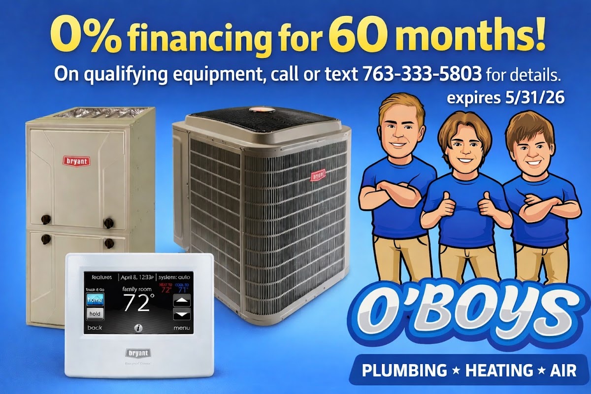 O'Boys Plumbing, Furnace & AC Repair Plumber in Minneapolis, MN photo