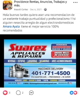 SUAREZ APPLIANCES & REPAIRS gallery photo