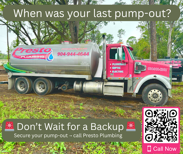 Presto Plumbing & Septic Tank Pumping Plumber in Jacksonville, FL photo