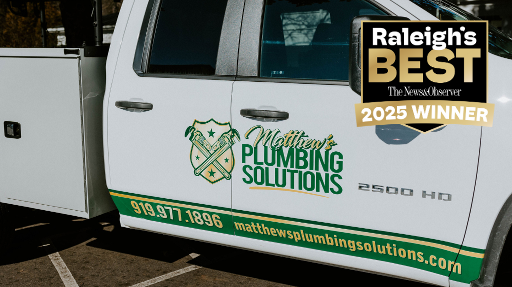 Business photo for Matthew's Plumbing Solutions in Raleigh, NC