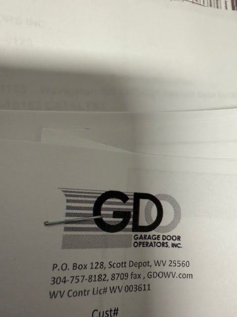 Garage Door Operators Inc Garage Door Repair in Winfield, WV photo
