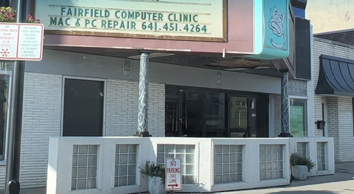 Fairfield Computer Clinic Computer Repair Service in Main Theater Entrance, IA photo