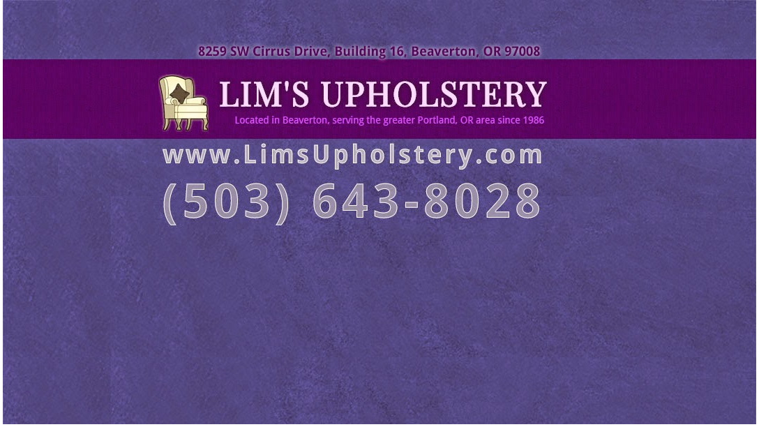 Lim's Upholstery Upholstery Shop in Beaverton, OR photo