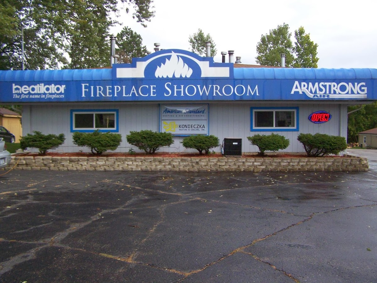 Konieczka Heating & Cooling, Inc. and Fireplace Showroom Fireplace Repair Service in Davison, MI photo