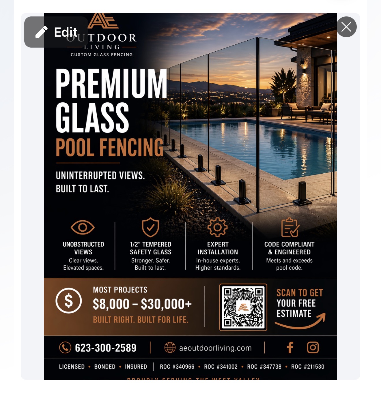 Gallery photo for Sonoran Glass & Fence in Peoria, AZ