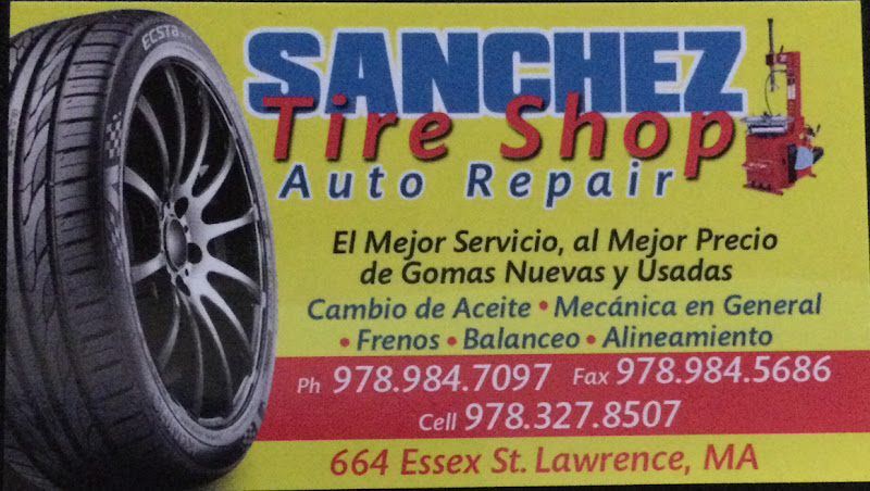 Sanchez Tire Shop Auto Repair Shop in Lawrence, MA photo