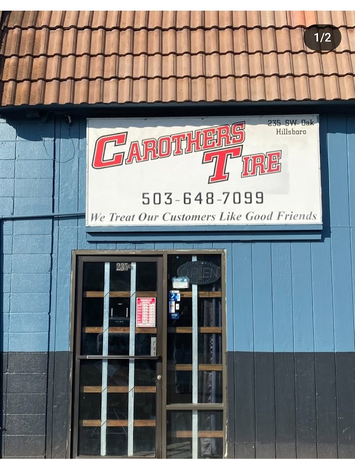 Business photo for Carothers Tire in Hillsboro, OR
