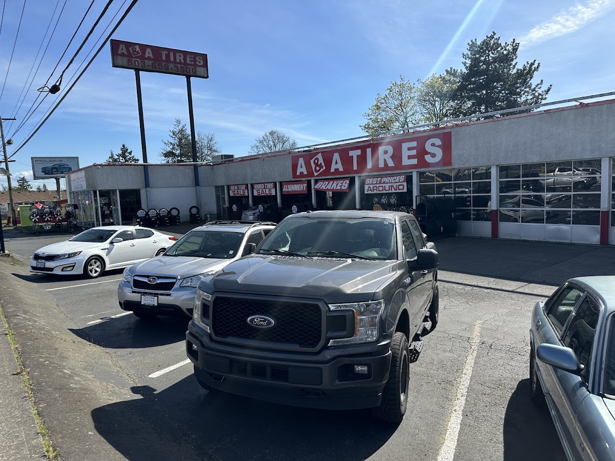 Business photo for A & A Tires and Wheels: New & Used Tires in Milwaukie, OR