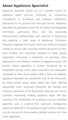 Gallery photo for Appliance Specialist in Hampton, VA