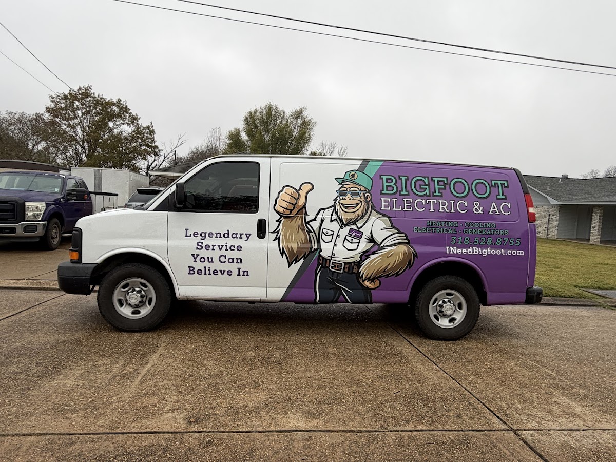 Bigfoot Electric & AC - Bath & Windows HVAC Repair in Alexandria, LA photo