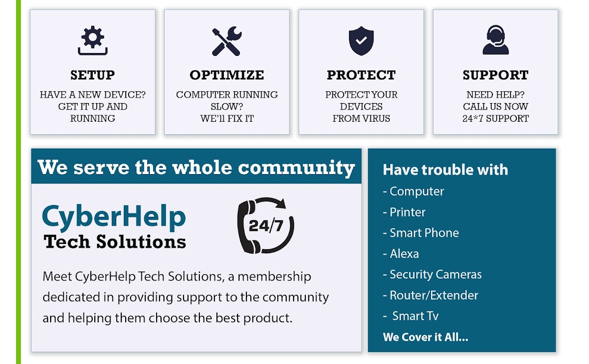 Business photo for Cyber Help Tech Solutions in Chandler, AZ