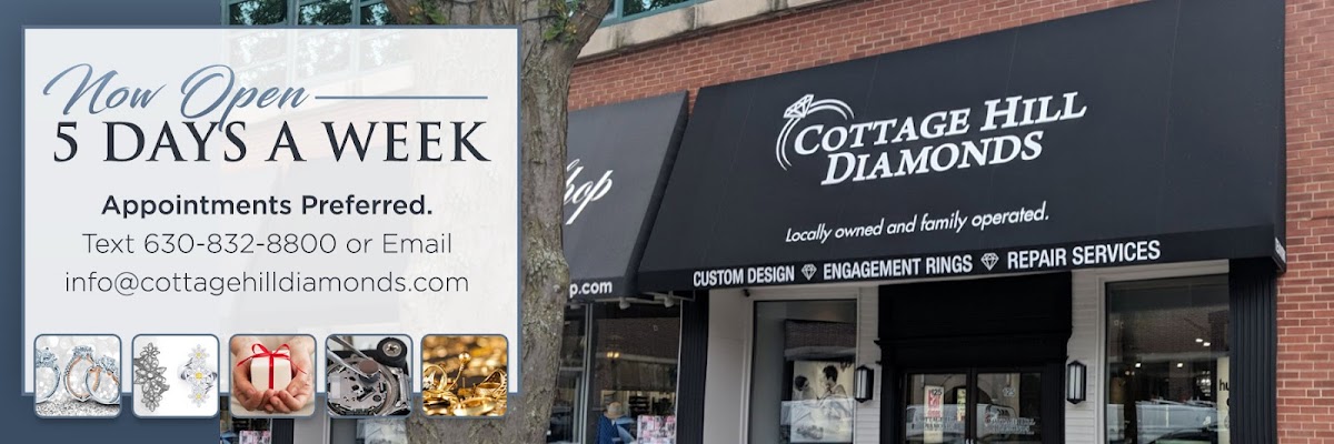 Business photo for Cottage Hill Diamonds in Elmhurst, IL