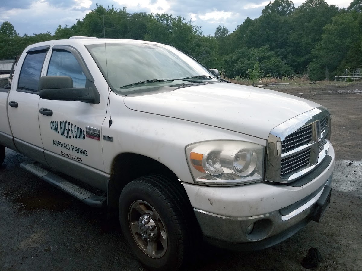Business photo for Carl Rose & Sons Asphalt Paving in Elkin, NC