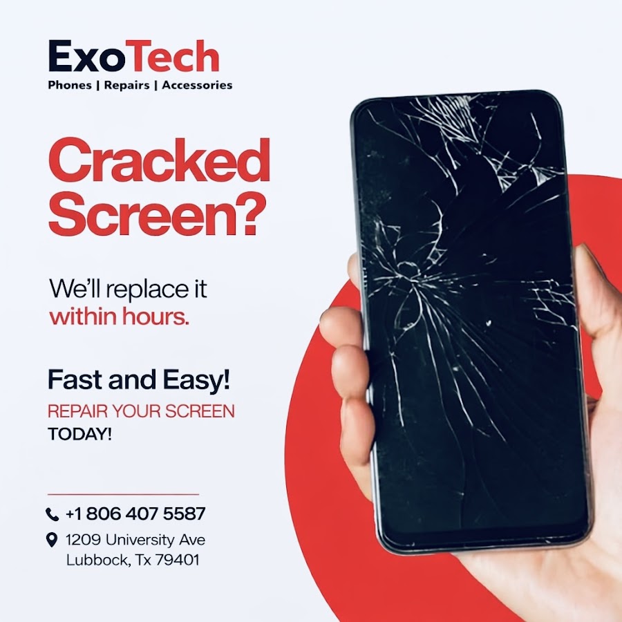 ExoTech - Phones, Repairs & Accessories Store near Texas Tech Lubbock Mobile Phone Repair in Lubbock, TX photo