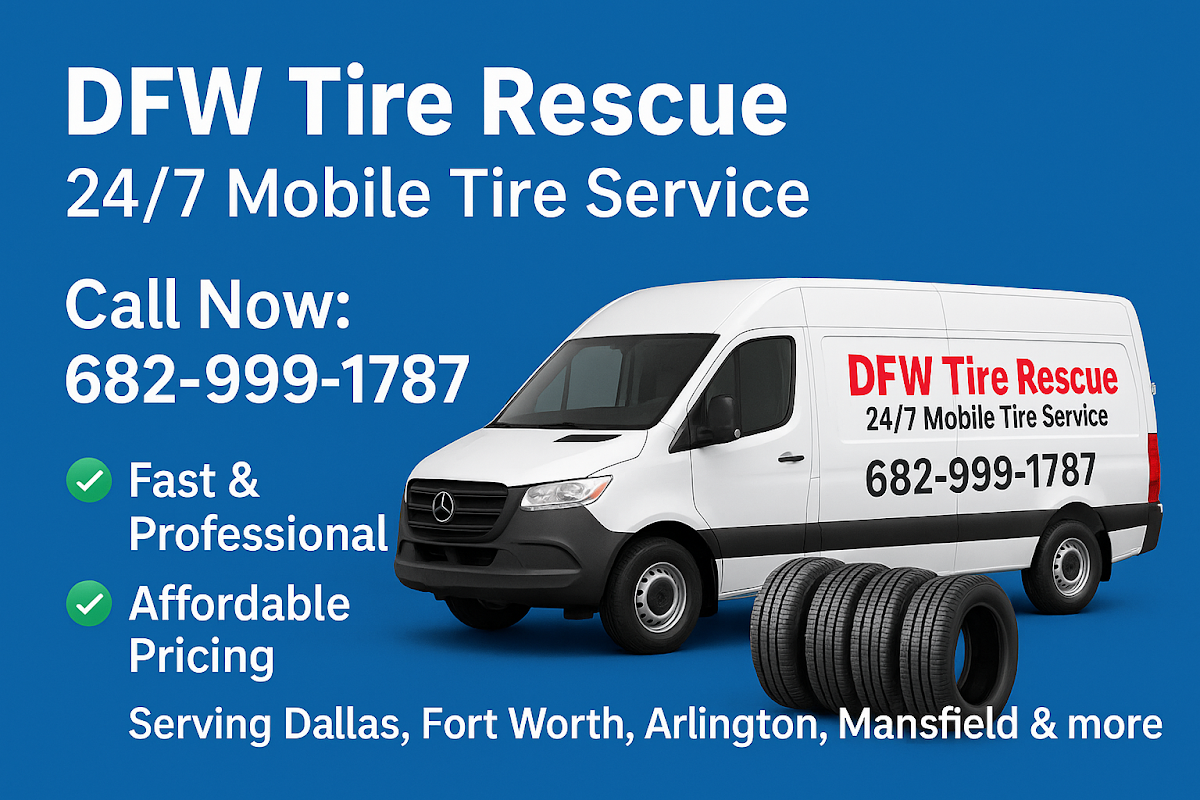 24 HR DFW Tire Rescue (Mobile Tire Repair) Auto Repair in Arlington, TX photo