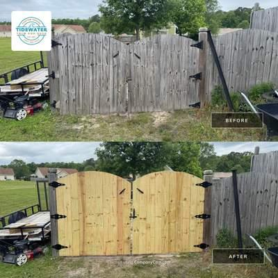 Tidewater Fence Contractor in Moyock, NC photo