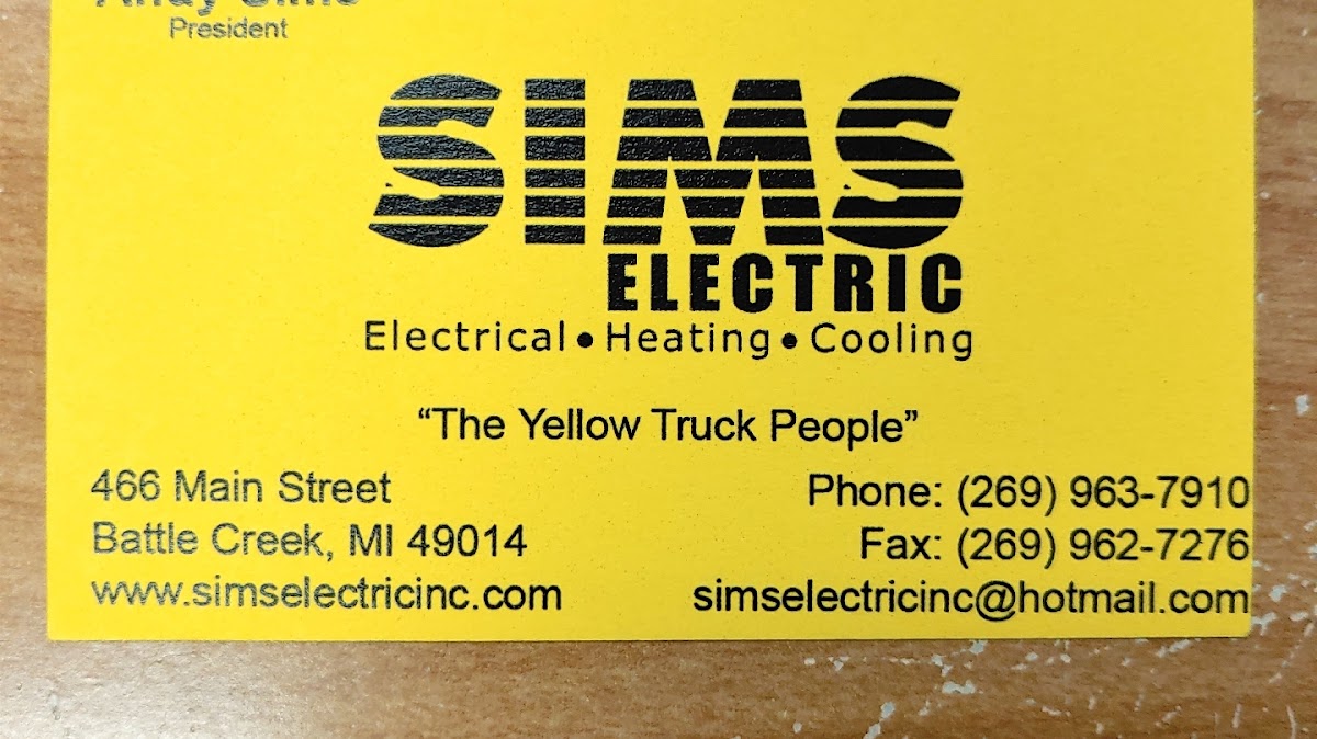 Sims Electric Plumber in Battle Creek, MI photo
