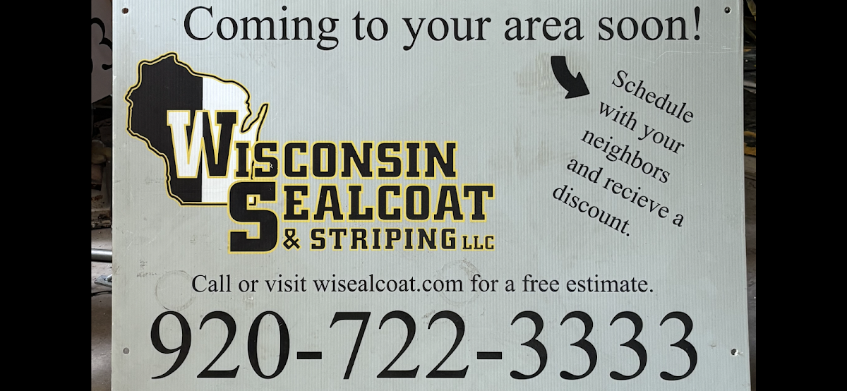Wisconsin Sealcoat and Striping llc Contractor in De Pere, WI photo