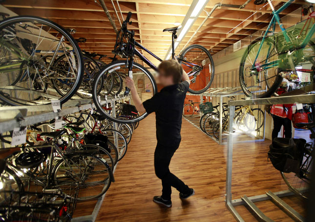 Uptown BART Bike Station photo