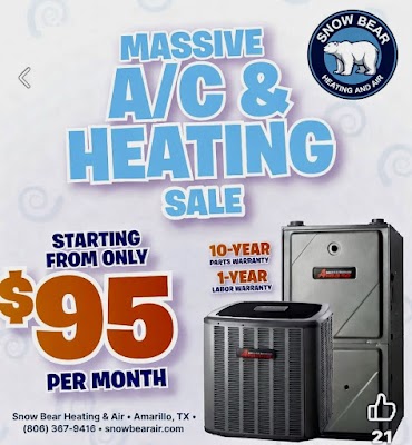Gallery photo for Snow Bear Heat and Air Amarillo, Plumber in Amarillo, TX