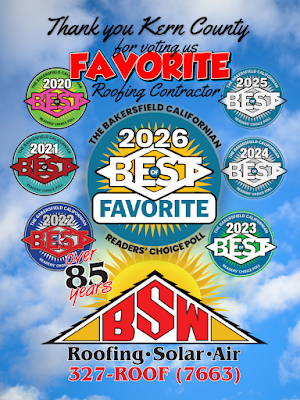 Gallery photo for BSW Roofing, Solar & Air in Bakersfield, CA