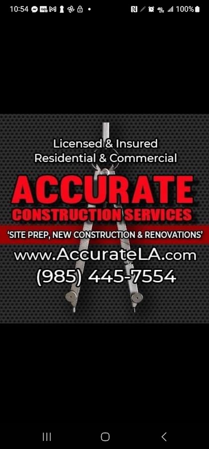 Accurate Construction Services LLC Plumber in Slidell, LA photo