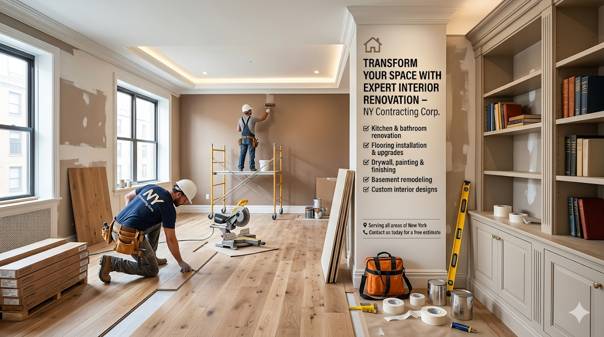 Interior Renovation | NY Contracting Corp. Handyman in Bronx, NY photo