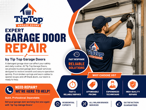 Gallery photo for Tip Top Garage Doors, local service in Smyrna, TN