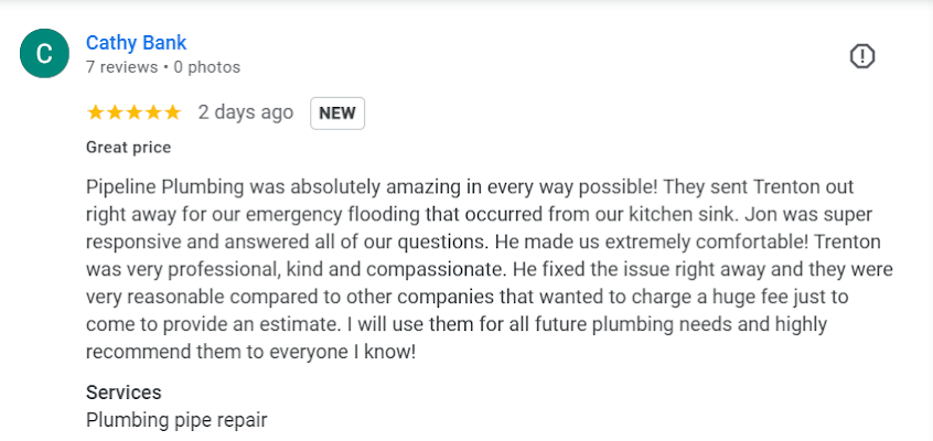 Gallery photo for Pipeline Plumbing & Drains in Tigard, OR