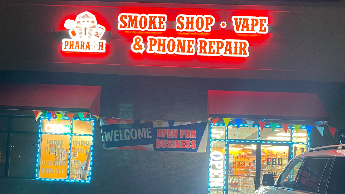 Business photo for Pharaoh Smoke Vape & Phone repair in Cullman, AL
