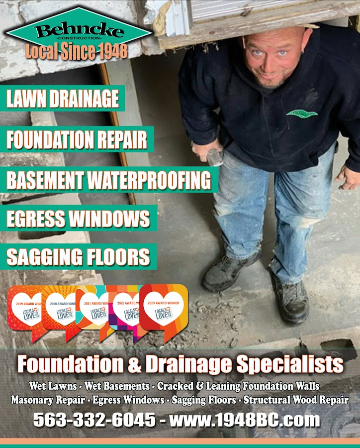 Behncke Construction Inc. Plumber in Davenport, IA photo