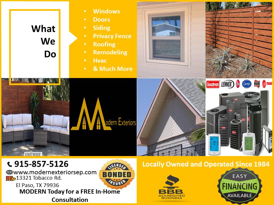 Modern Exteriors Roofing Contractor in El Paso, TX photo