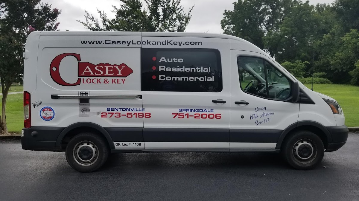Casey Lock and Key Locksmith in Bentonville, AR photo