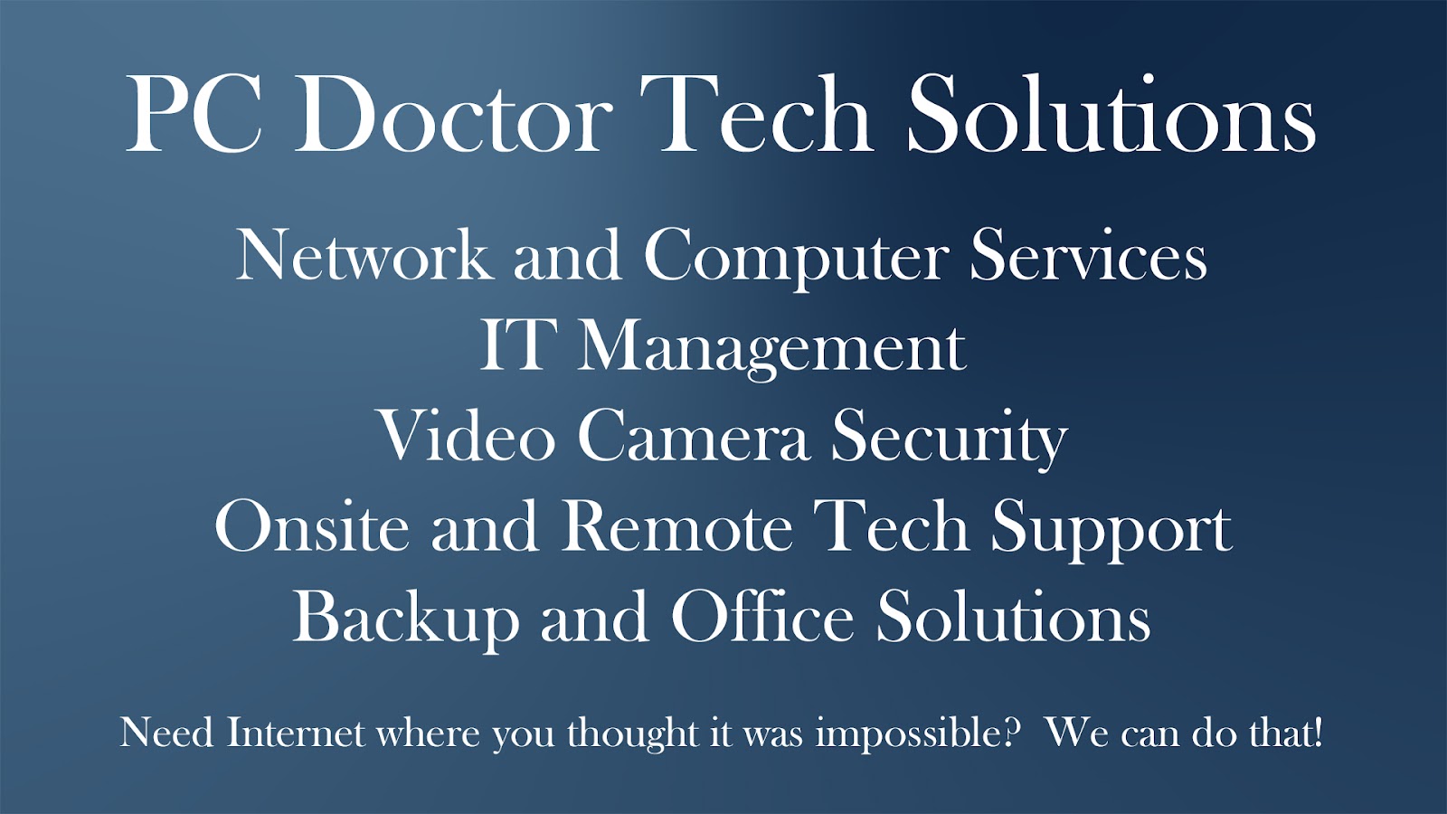 PC Doctor Tech Solutions gallery photo