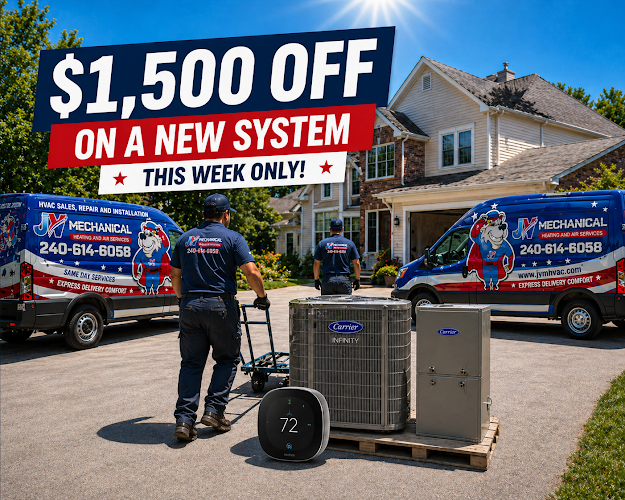 JV heating and air services Hvac Contractor in Laurel, MD photo