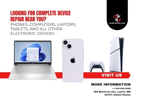 Gallery photo for Phone Repair Point Laurel | iPhone, Samsung, iPad, MacBook, Computer & Game Console Repair in Laurel, MD