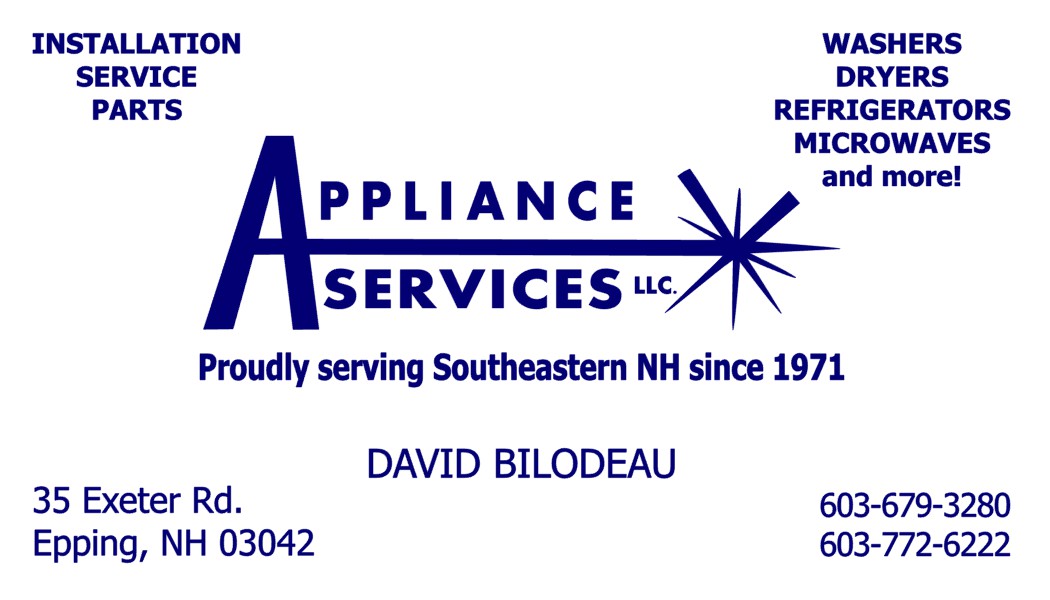 Appliance Services, LLC Appliance Repair Service in Epping, NH photo